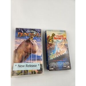 Disney's Dinosaur VHS, 2001 And Land Before Time Dino Movies